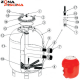 Repuesto tapa filtro de piscina modelo Crono